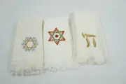 Vintage Fingertip Towel Trousseau NY Grand Prix White Embroidered RB627
