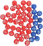 BCOATH 1Set Colored Balls for Party Compact Sphere Game Balls for Raffle Bingo and Entertainment Activities Easy Identification Suitable for Home and Club Use