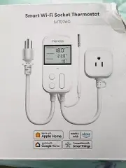 Meross Smart Wi-Fi Socket Thermostat, model MTS960 White New in Box