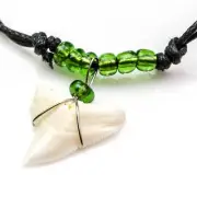 Genuine shark tooth necklace Australia souvenir mens fishing hunting gift c63