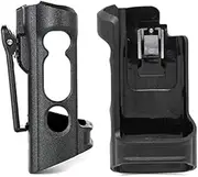 Holster for Motorola APX 6000 APX 8000 PMLN5709 PMLN5709A Radio Holder Carry Case with Belt Clip Models 1.5, 2.5 and 3.5 (Black 1PACK)