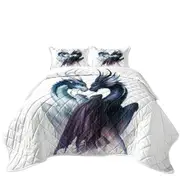 Yin and Yang Dragons Coverlet