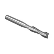 POWERTEC Solid Carbide Router Bit w/ Spiral Up Cut, 1/4" Shank x 1/4 Dia (73002)