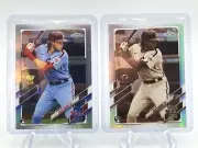 Lot 2 2021 Topps Chrome #119 Alec Bohm RC Rookie Sepia Refractor & Refractor Lot