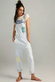 Anthropologie Bobo Choses Bib Overalls Denim Cotton Painters Dungaree Size S NEW