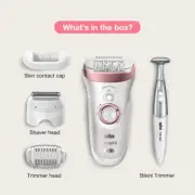 Braun Silk epil 9 890 Epilator Long Lasting smooth skin with Extra Gentle Hair