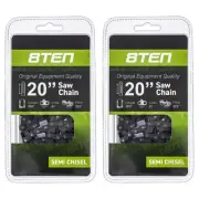 Chainsaw Chain 20 Inch .063 .325 81DL for Stihl MS 039 024 036 031 032 2-Pack