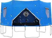 6ft Trampoline Tent, Trampoline Sun Shade Canopy, Top Round Tram Poline Sunproof Shade Cover, Waterproof and Sunscreen Tram Poline Accessory Tent, Outdoor Fun for Kids, Fits 6 Straight Strokes, Green