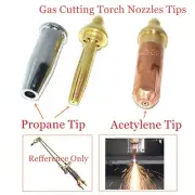 Gas Cutting Torch Nozzles Oxygen Propane Tips 5pcs For 10-100mm Metal Cutter