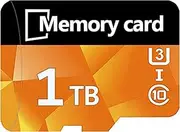 SD Card 1024GB MicroSDXC Memory Card UHS-I, High Speed Flash Card for Security Camera/Smartphone/Drone/PC, C10, U1