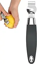 Lemon Peeler - Stainless Steel Lemon Zester,Lemon Twist Peeler for Cocktails, Bar Orange Peeler Tool, Multifunctional Citrus