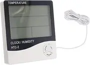 Fish Tank Digital Aquarium Thermometers Large Screen Accurate Home Hygrometer Compact Design Random Color