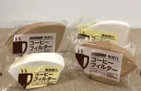 在飛比找樂天市場購物網優惠-日本KANAE濾紙 扇形/ 梯形咖啡濾紙 無漂白/ 漂白 1