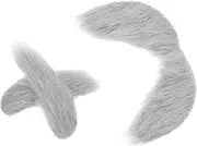 Unique Beard and Eyebrow Kit Self-Adhesive Realistic Look for Halloween Cosplay Stage Shows