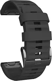 QuickFit Watch Band for Garmin Fenix 6X Pro Band/Sapphire Men Women, Soft Adjustable Sport Easy Fit 26mm Watch Bands Replacement for Garmin Fenix 5X/5X Plus,Fenix 3,Quatix 3,Tactix Bravo