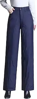 [Mkjuuior] Winter Snow Wear High-Waisted Wide-Leg Pants Down Cotton Thickened Women's Casual Thickened Thermal Pants