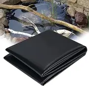 Pond Liner Waterproof Pond Lining 1x6m 2x3m 3x4m 4x6m 5x8m 8x10m MARXAN Black Pools Membrane for Outdoor Ponds, Fountain and Waterfall Impermeable Underlay(2x7m(6.5x23ft))