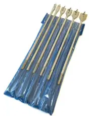 PTC 12" INDUSTRIAL SPADE PADDLE FLAT WOOD BORING BIT SET 3/8" to 1" 6Pc