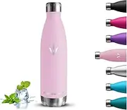 Thermos Flask, 500 ml, Stainless Steel, BPA-Free, Leak-Proof Drinking Bottle, Can Be Carried, Suitable for Carbonated Drinks, Double-Walled Vacuum Insulated, for School, Camping, Travel