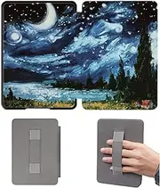 Case with Hand Strap for Kindle Paperwhite 5th, 6th, 7th Gen (Model EY21 & DP75SDI) - Waterproof Case with Auto Wake Sleep Function
