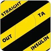 Omnipod Adhesive Patch Precut Outta Insulin Design Adhesive Patches with Split Backing, Easy to Apply x 10 Pack
