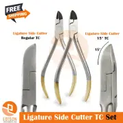 Dental Hard Wire Soft Wire Cutter TC Ligature Tie Cutter Side Cutters Plier 13cm