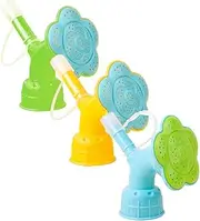 PAMINGONO 3pcs Garden Watering Can Sprayer Head Nozzle for Outdoor Indoor Plants Safe Gentle Plastic Bottle Sprayer Cap