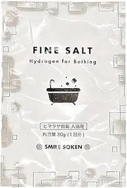 Additive-free hydrogen-containing natural rock salt fine salt individually packaged