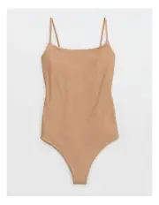 [Aerie] Smoothez Scoop Bodysuit in Toasty