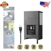 Multi-Zone 300W Low Voltage Landscape Transformer with Dusk-Dawn Sensor & Timer