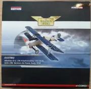 CORGI AIRCRAFT AA37802 ALBATROS D.V, LTN FRIEDRICH RITTER VON ROTH, JASTA 23B.