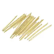Acoustic Guitar Fret Wire Guitar Fretboard 20 Fret 2mm Gold Tone, Pack of 40