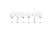 6pc Harmony Collection 450ml Red Wine Glass Barware Drinking Glasses Krosno