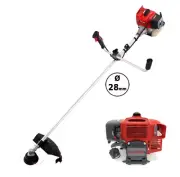 Trimmer Handle Double Attila Atj 53-W With Engine Kawasaki 53.20 Cc