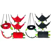 Hamster Hanging Bed House Cage Nest Swing Tunnel for Small Animals