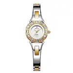 RHYTHM日本麗聲 都會典雅邊框鑲鑽設計淑女款石英腕錶-金/39.5MM