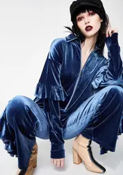 [Little Sunny Bite] Velour All In One Jumpsuit