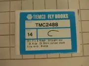 Tiemco 2488 #14 dry fly and nymph fly tying hook