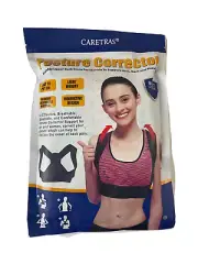 Posture Corrector Adjustable Upper Support Back Shoulder Brace XL 36-44 Caretras