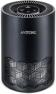 AVITONG Air Purifier for Home Allergies Pets Hair in Bedroom, H13 True HEPA Filter Air Cleaner with Fragrance Sponge, Effectively Clean 99.97% of Dust, Smoke, Pets Dander, Pollen, Odors