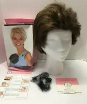 TONI BRATTIN Hair Fabulous Light Brown Short #307 Full Cap Wig