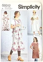 Simplicity S9312 Misses' Sewing Pattern Aprons, Size XS-S-M-L-XL