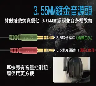 頭戴式耳機 電競耳機 耳麥 遊戲 耳機麥克風 運動耳機 電腦耳機 耳機 麥克風 重低音 (5.8折)