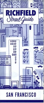 1958 Richfield Road Map: San Francisco NOS