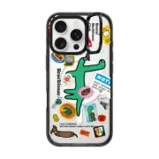 iPhone 16 Pro Impact Ring Stand Case MagSafe Compatible Brachiosaurus Sticker