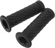 ULTECHNOVO 2pcs Motorcycle Handle Grip Motorcycle Handle Bars Grip Black Replacement Handle Grips for Motorcycle Replacement Hand Grips for Motorcycle Rubber