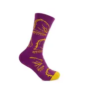 Foot-ies QLD Brisbane Broncos Sneaker Socks 2 Pack