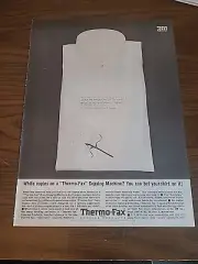 1962 3M Thermo-Fax Copying Machine Copy Colors Secretary Original Print Ad