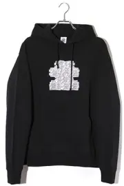 2024Aw Black Eye Patch Size M Og Labels In Shape Hoodie Logo Pullover