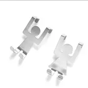 4Set Stainless Steel Lovers Shaped Hooks Up Cartoon Kitchen Holder Gadget Hanger Humanoid Door Hook Kitchen Accessories-s